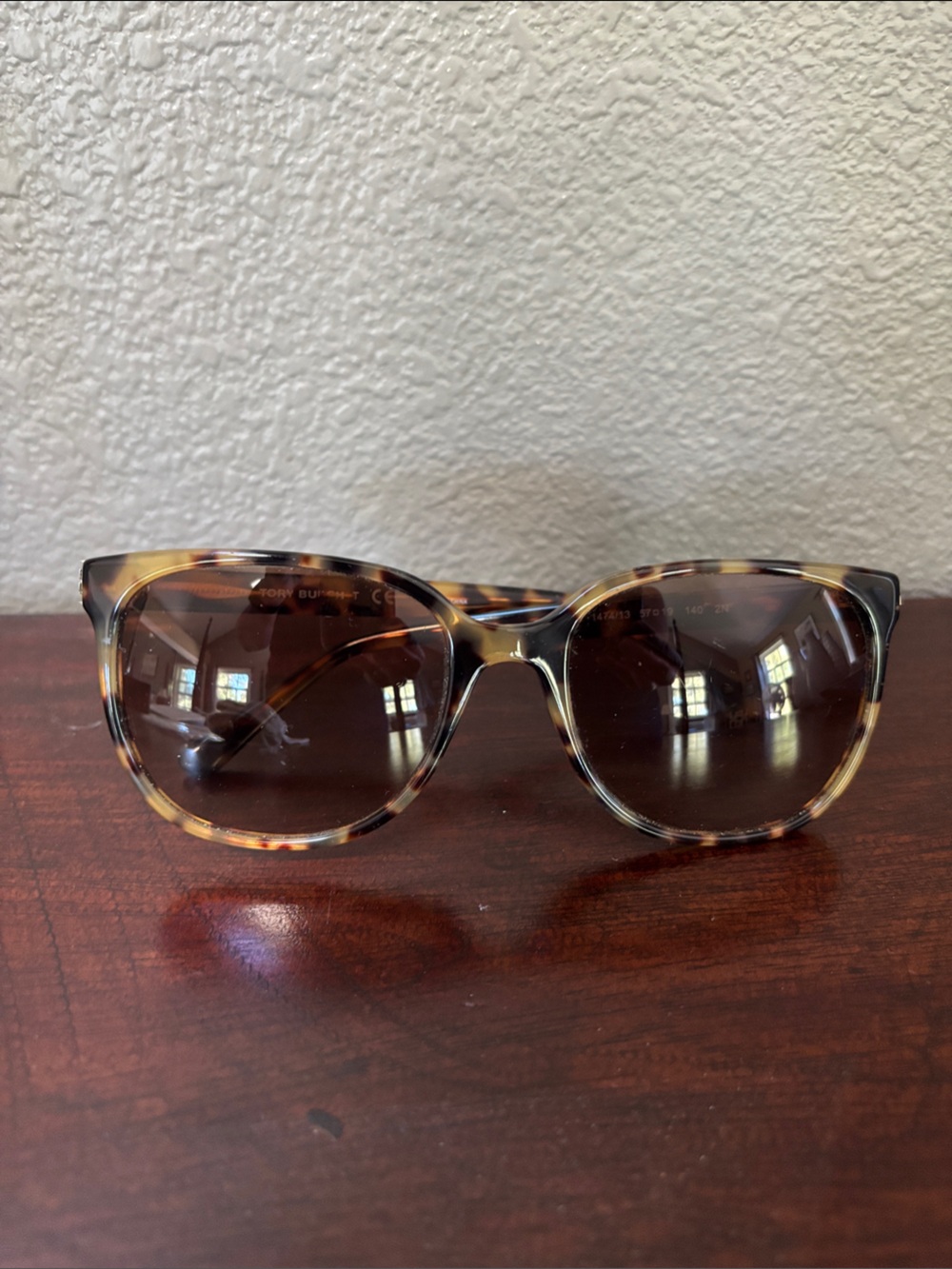 Tory Burch Tortoiseshell Sunglasses with Brown Lenses